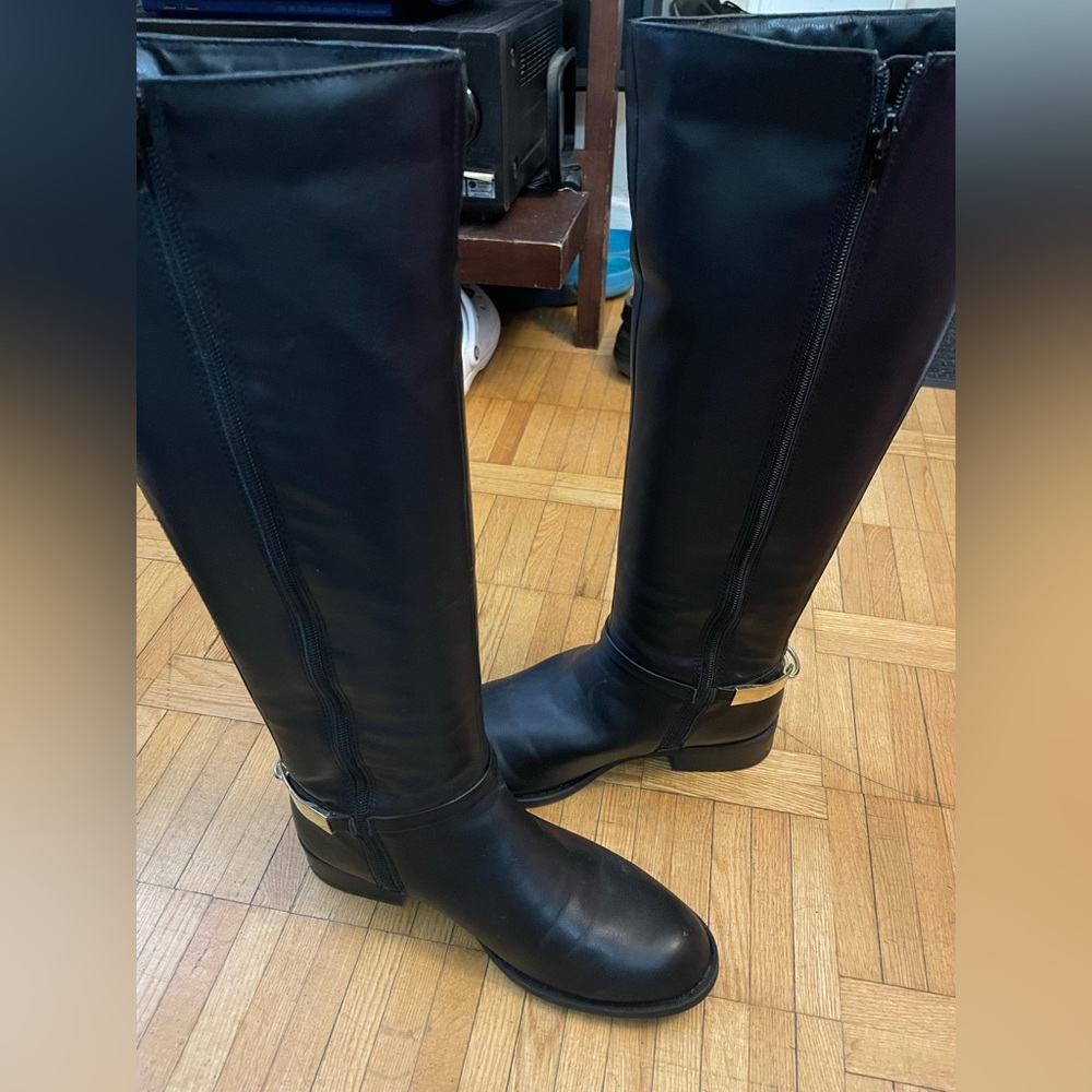 Connor long black boots